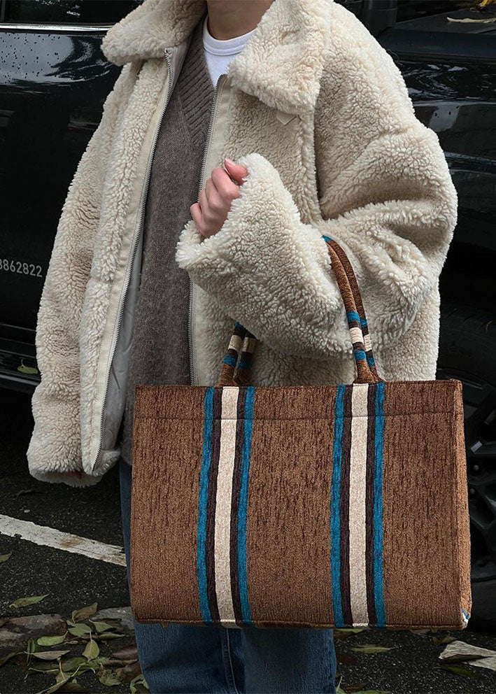 Luna Moon La Marais Mid Tote - Taske - Cappuccino