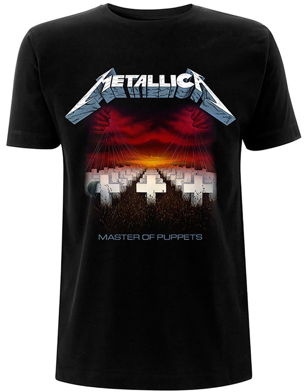 Metallica Master Of Puppets Tracks T-Shirt på udsalg