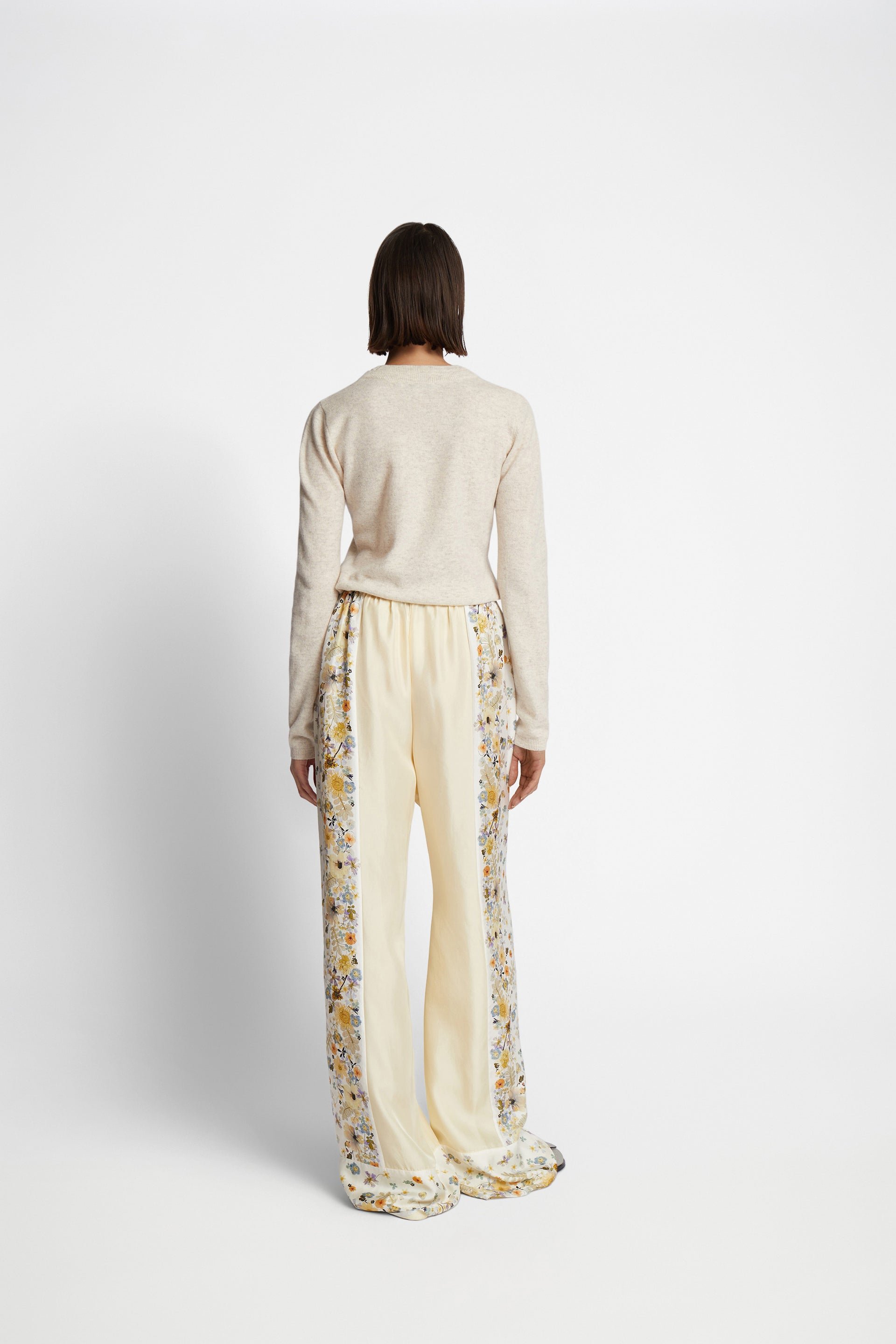 Munthe Fabert Silke Bukser - Creme