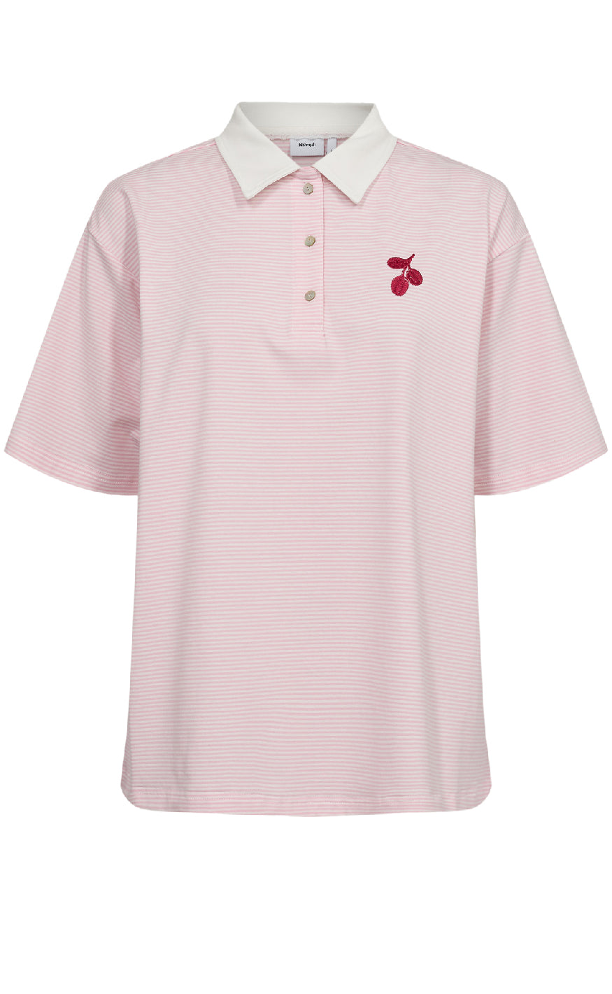 Nümph Bluse - Pippi Polo - Blush Bride Hot på udsalg
