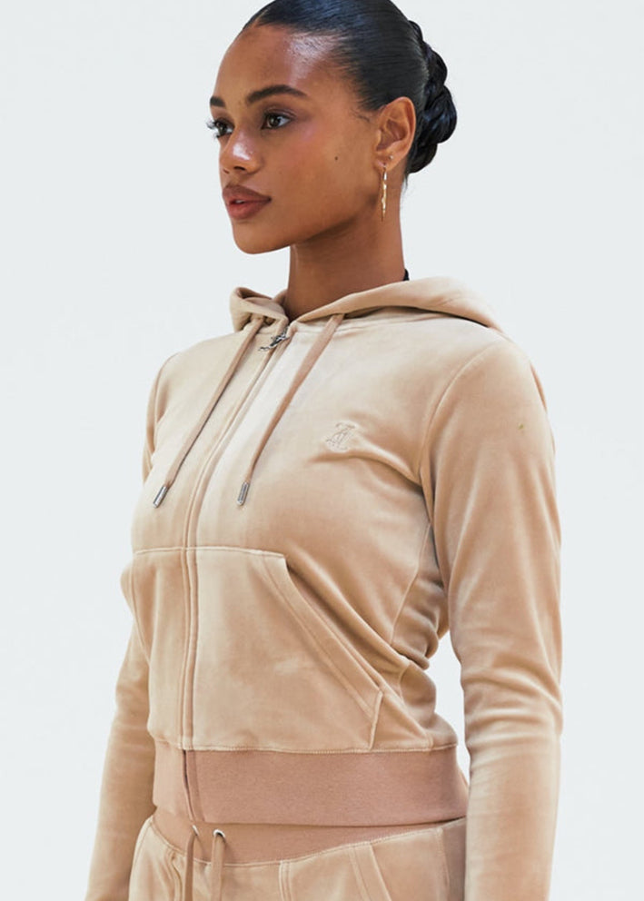 Juicy Couture Del Ray Pocket Velour Bukser - Nomad Sand