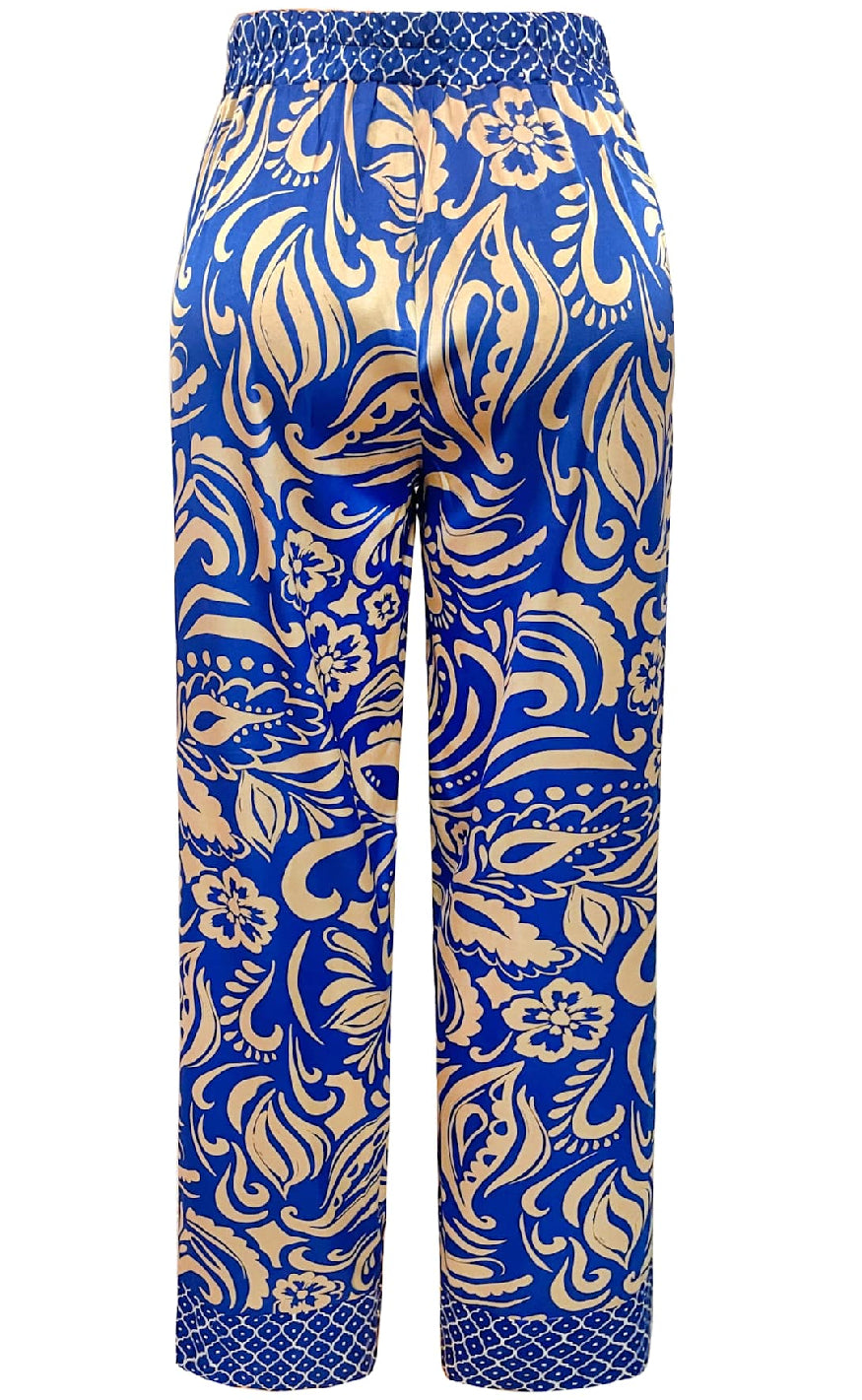 Liberte Bukser - Tia - Cobolt Blue Mix Online