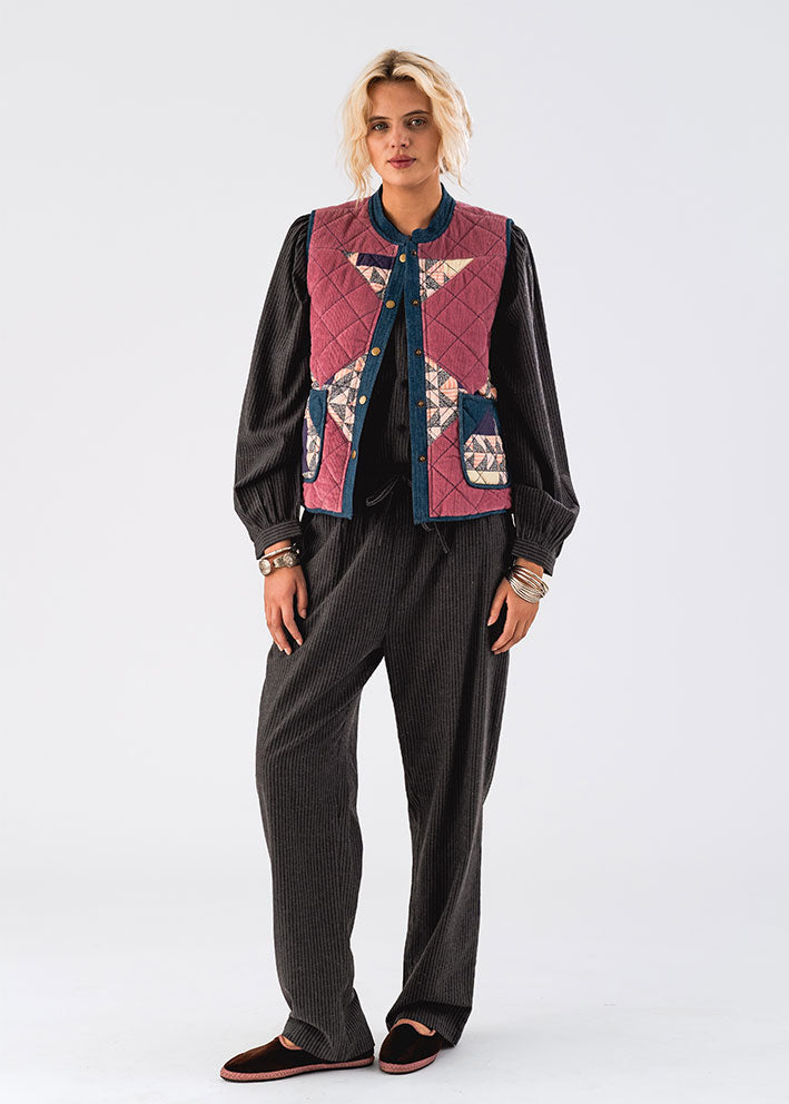 Lollys Laundry Bill Bukser - Washed Black