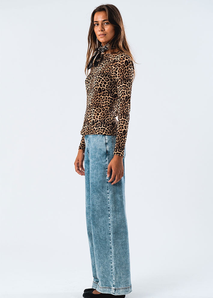 Lollys Laundry Irie Bluse - Leopard Print