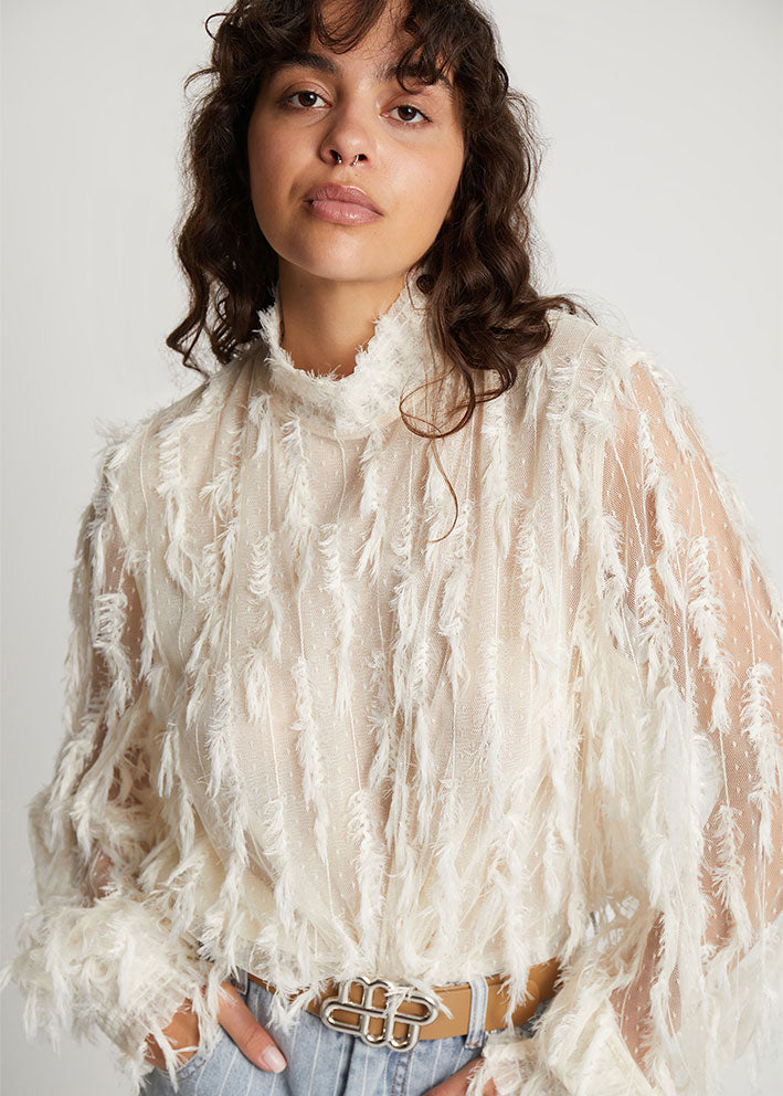 Munthe Skallo Bluse - Creme