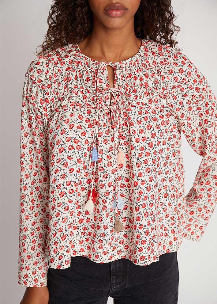 Munthe Uzza Bluse - Red