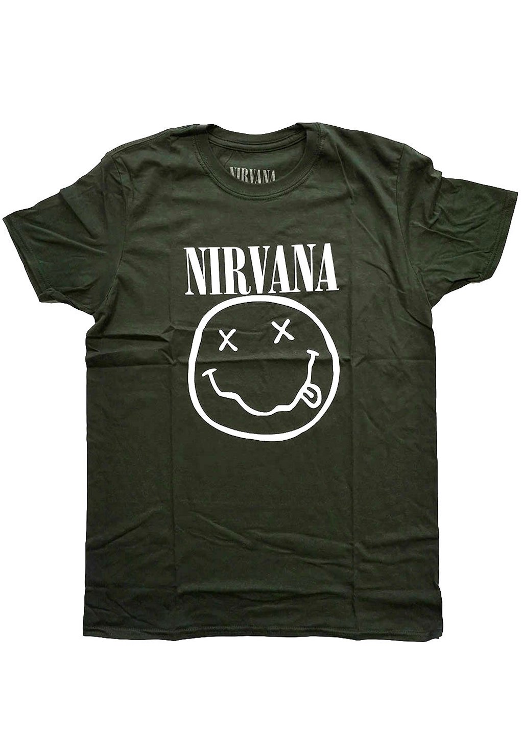 Nirvana White Smiley T-shirt Rabat