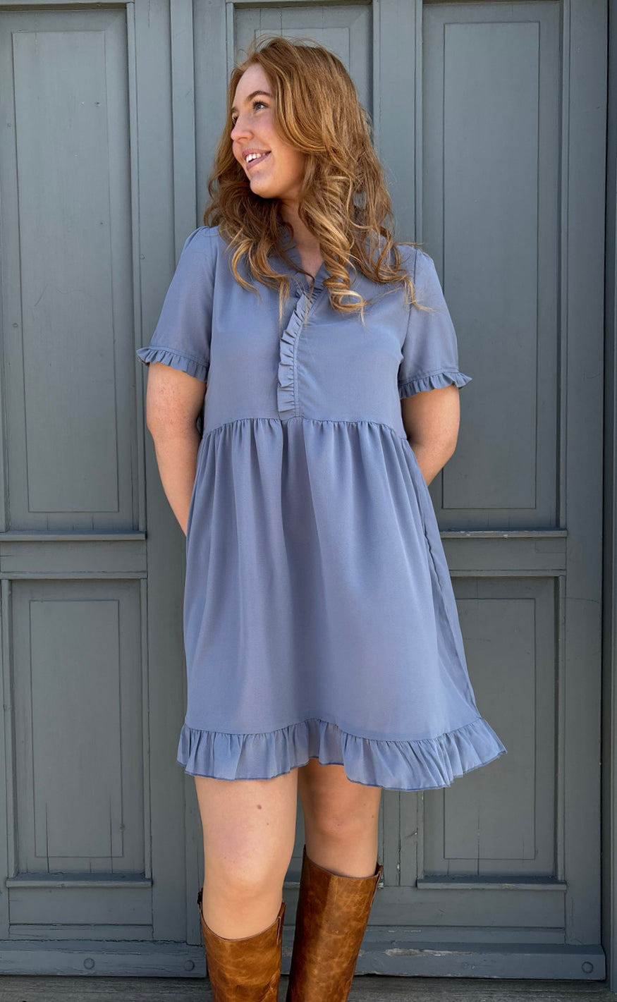 Say INA Copenhagen Kjole - Catja Summer - Blue