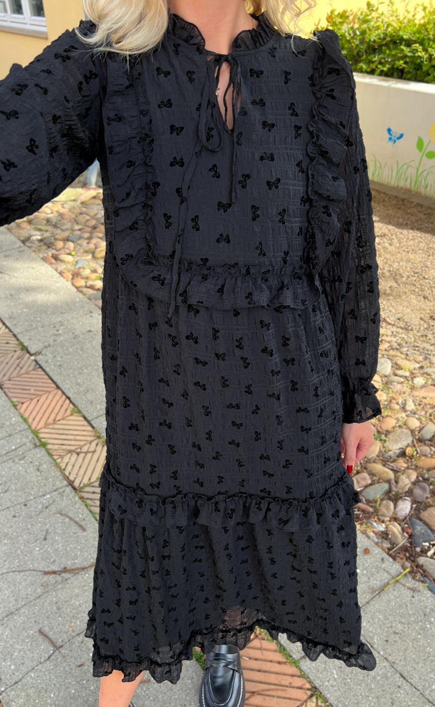 Say INA Copenhagen Kjole - Elina - Black Bows