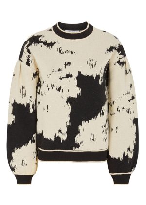 Soft Rebels Rogue Pattern Knit SR524-203 Jacquard Pattern Arctic Wolf