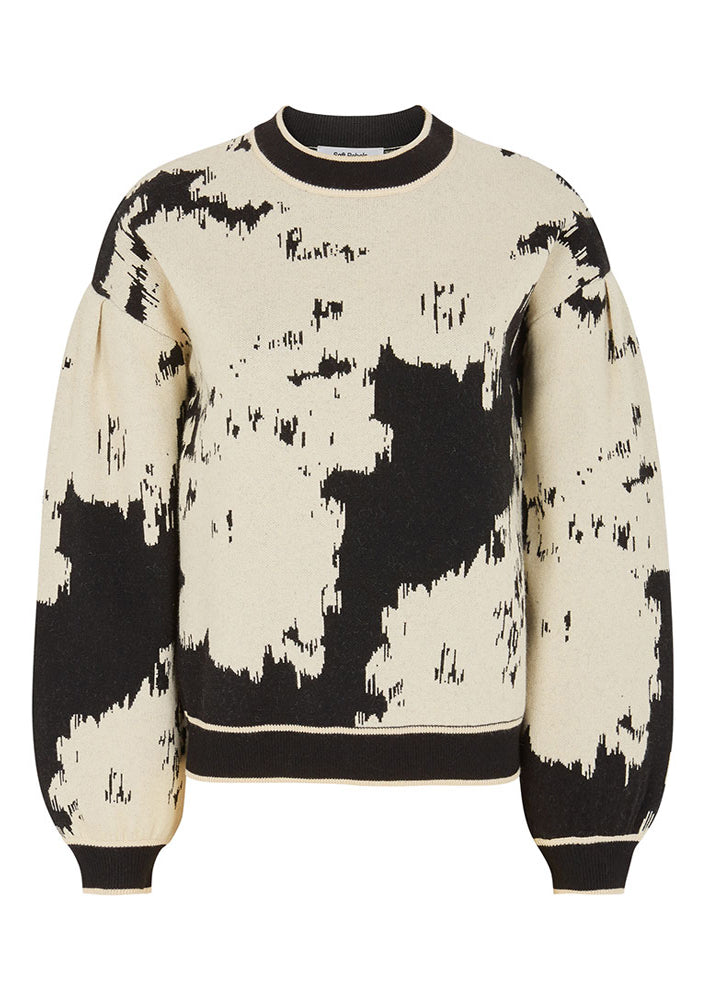 Soft Rebels Rogue Pattern Knit SR524-203 Jacquard Pattern Arctic Wolf