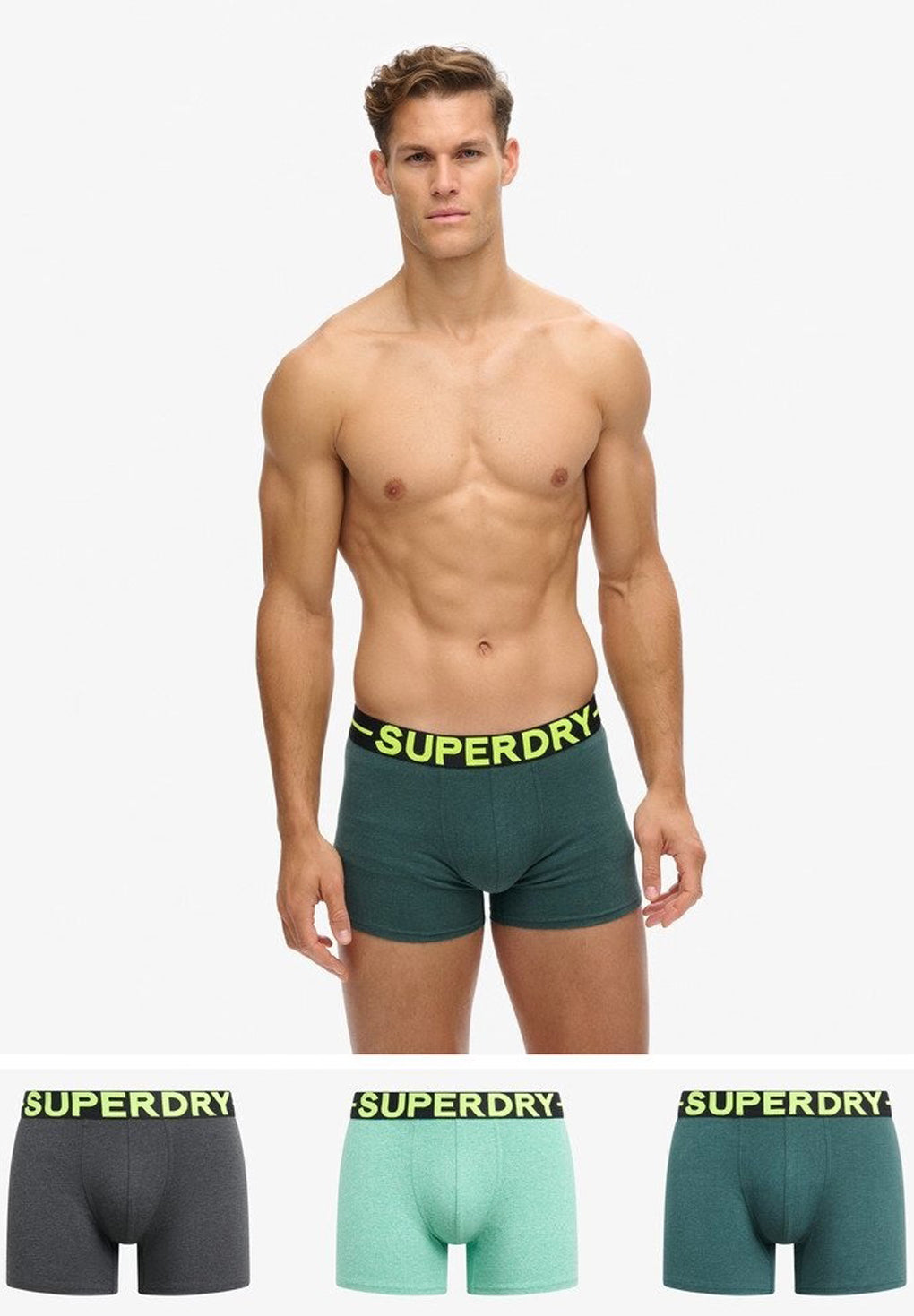 Superdry Organic Cotton Boxer Triple Pack (3par)
