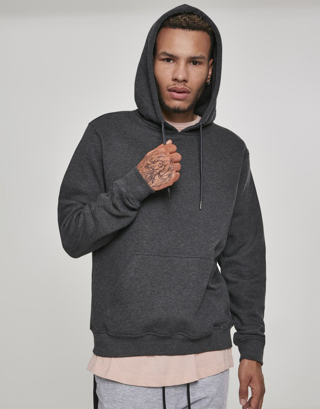 Urban Classics Basic Terry Hoody på udsalg