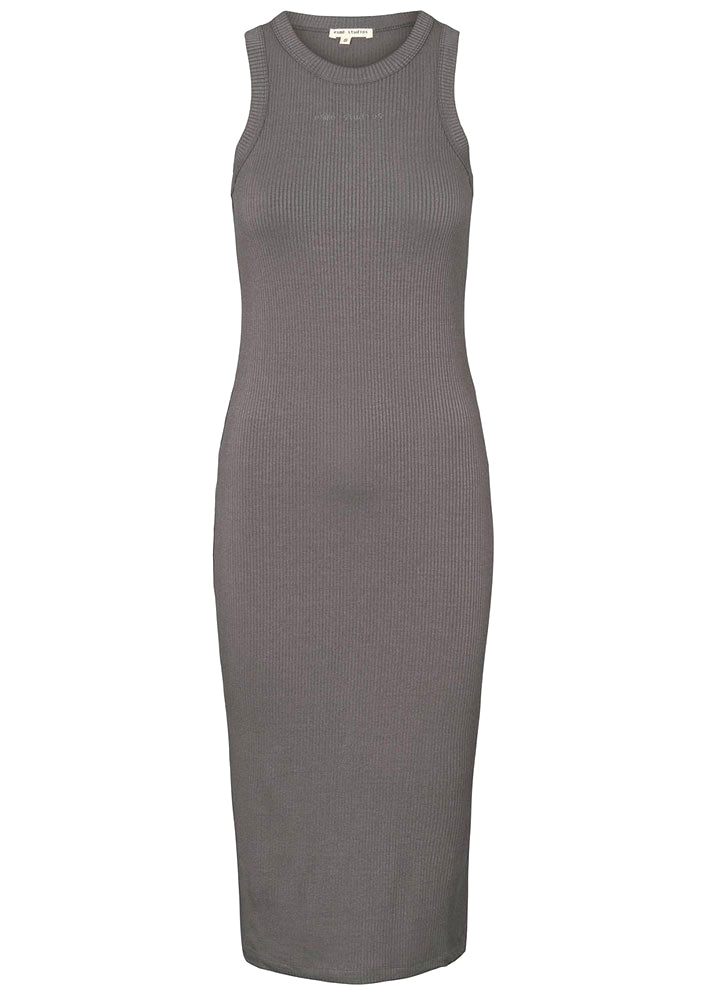 Esmé Studios Limone Tank Dress - Kjole - Charcoal Gray
