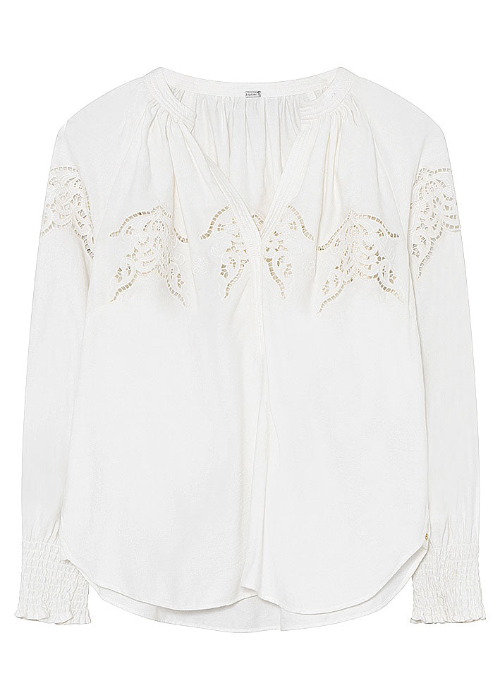 Gustav Annsofie blouse 54641 Bluse - Off White