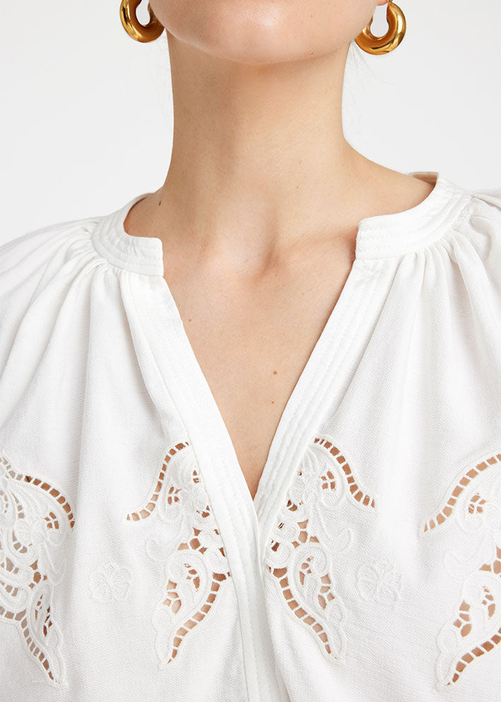 Gustav Annsofie blouse 54641 Bluse - Off White