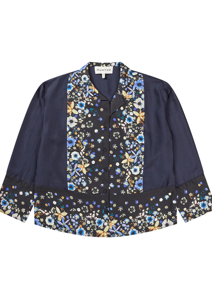 Munthe Faiza Silkeskjorte - Black