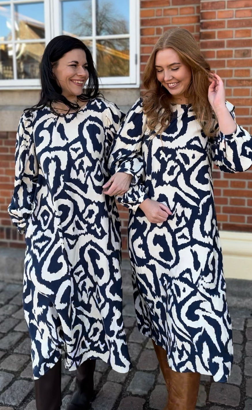 Say INA Copenhagen Kjole - Nia - Blue Art