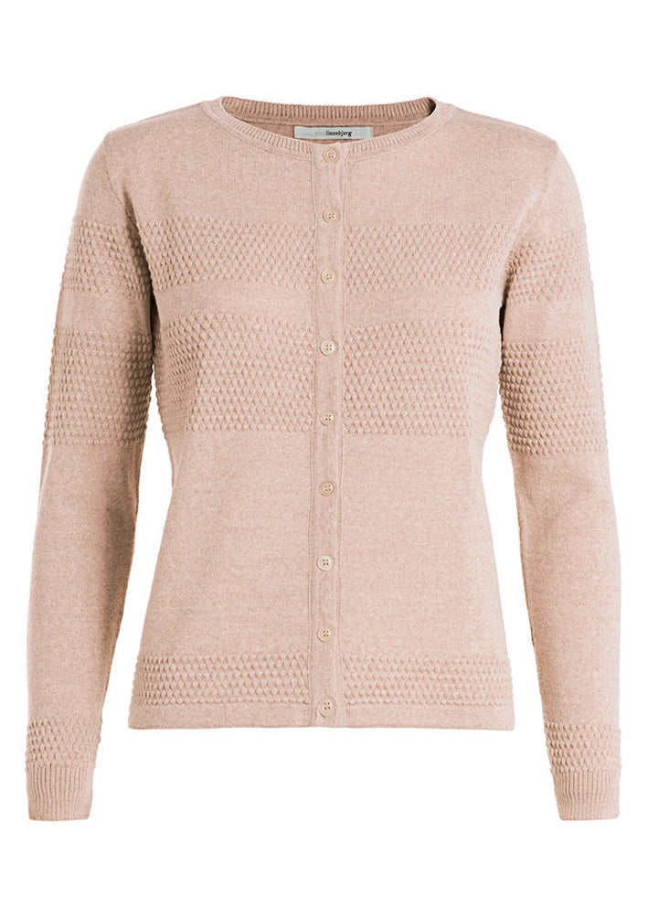 Sibin Linnebjerg Dita Cardigan 3602 Pale Pink Online Hot Salg