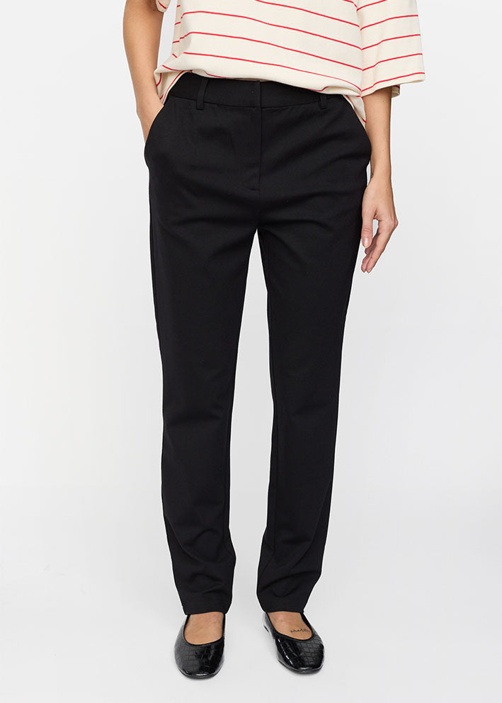 Soft Rebels Huma Vilja mid waist pant SR225-310 Black