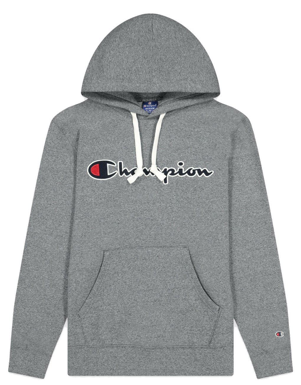 Champion Satin Stitch Script Logo Fleece Hoodie Rabat