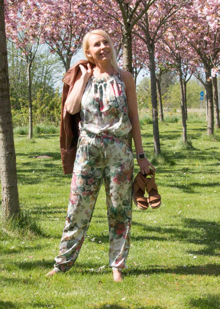 Karmamia Cora Pants - Bukser - White Eden
