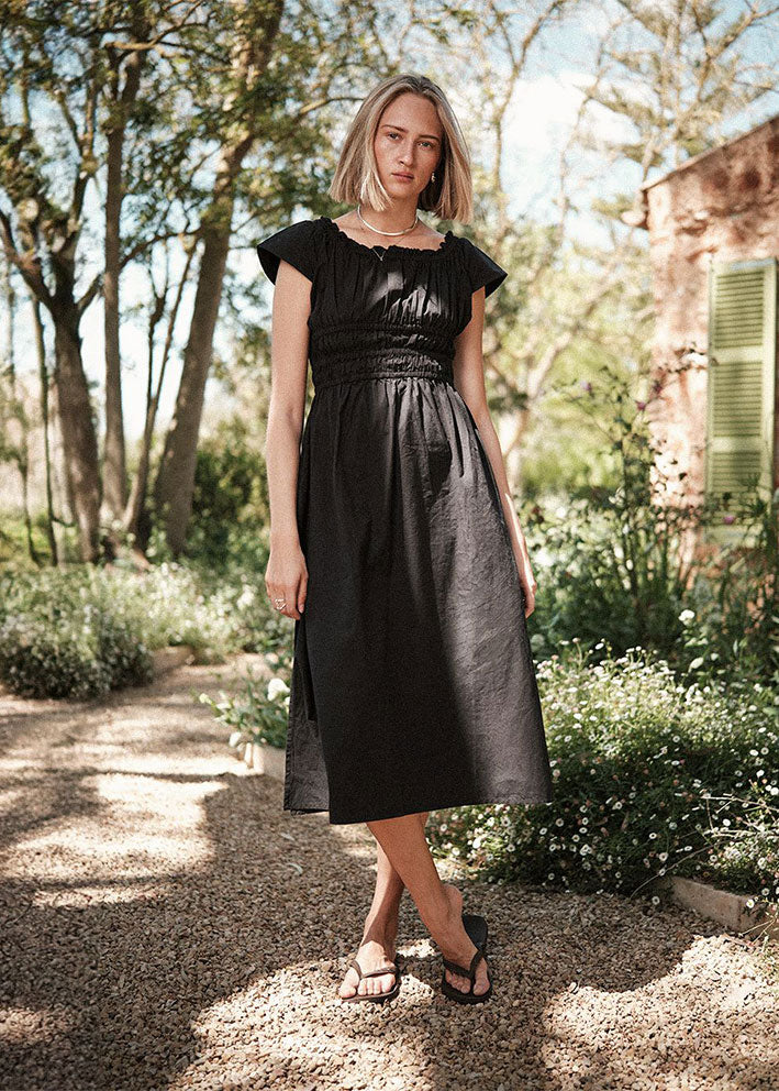 Luna Moon Positano Dress - Black
