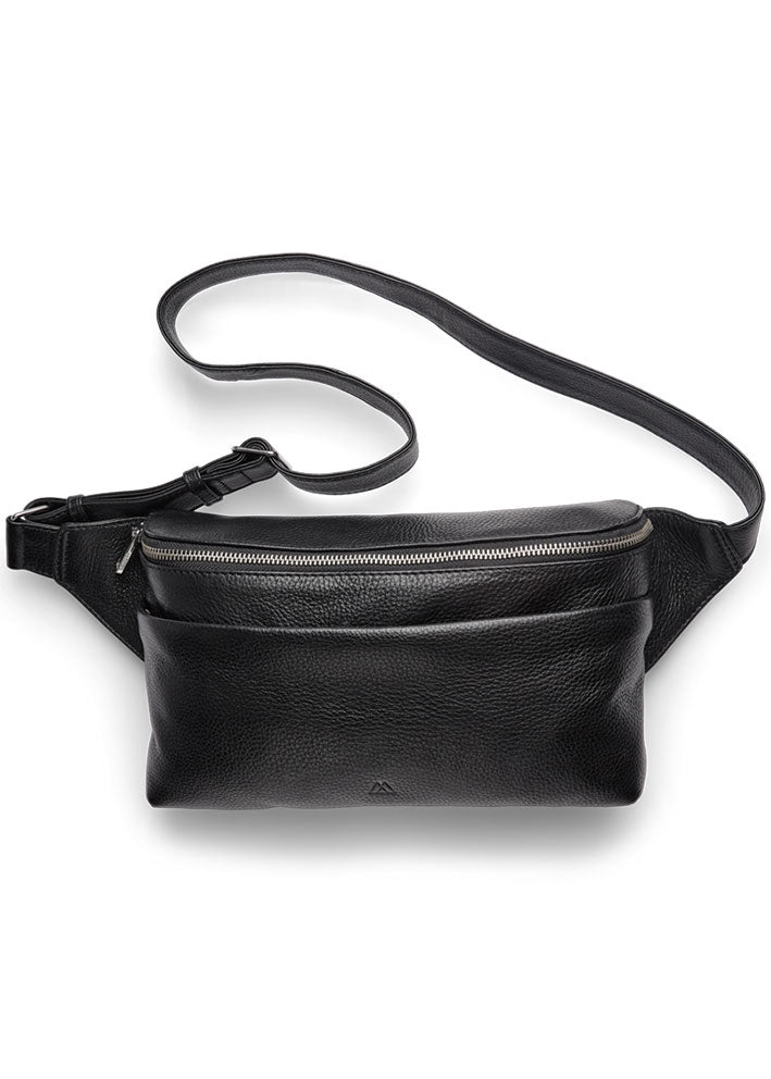 Markberg Ray Bum Bag - Bæltetaske - Grain Black