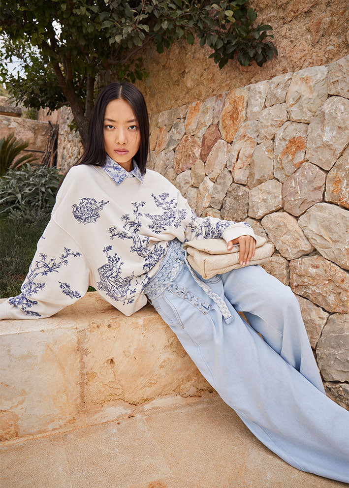 Munthe Friede Sweatshirt - Creme