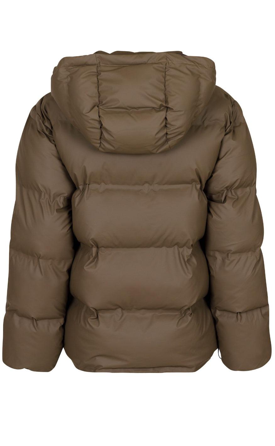 Neo Noir Jakke - Fox Puffer - Dark Taupe Rabat