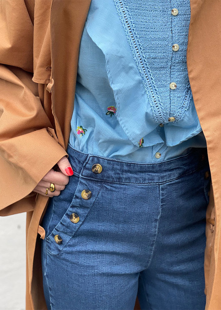 Atelier Rêve Harper Jeans - Medium Blue Denim