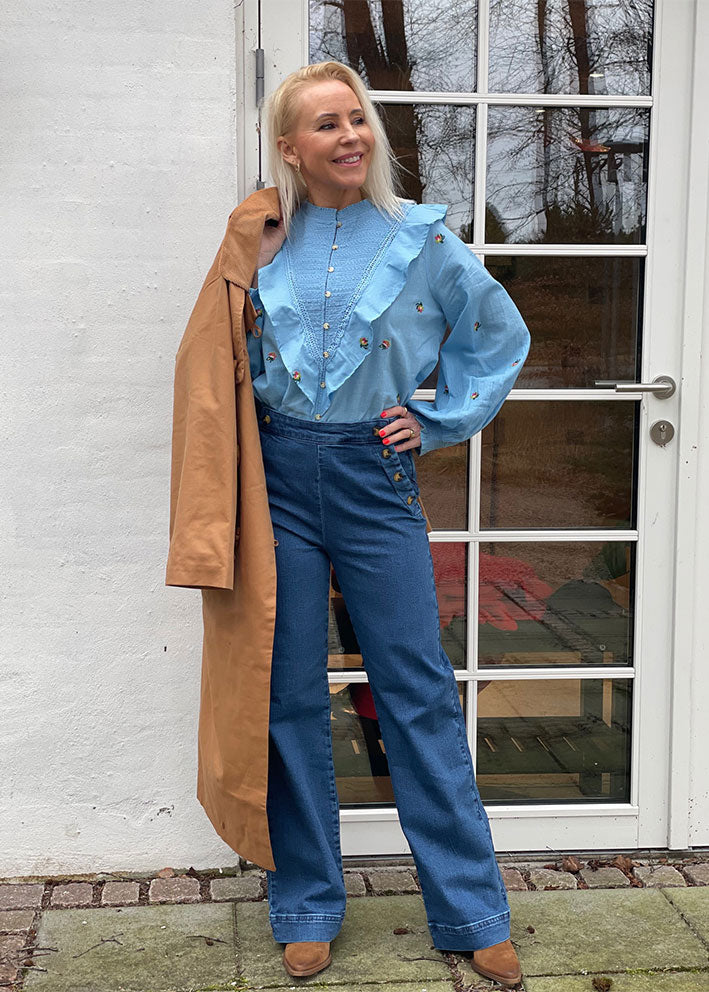 Atelier Rêve Harper Jeans - Medium Blue Denim