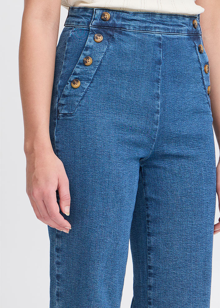 Atelier Rêve Harper Jeans - Medium Blue Denim