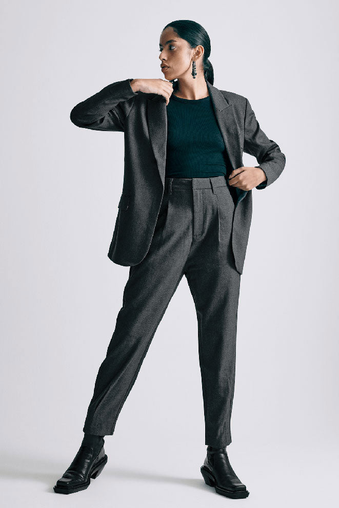 Copenhagen Muse Tailor Pants - Bukser - Grey Melange Rabat