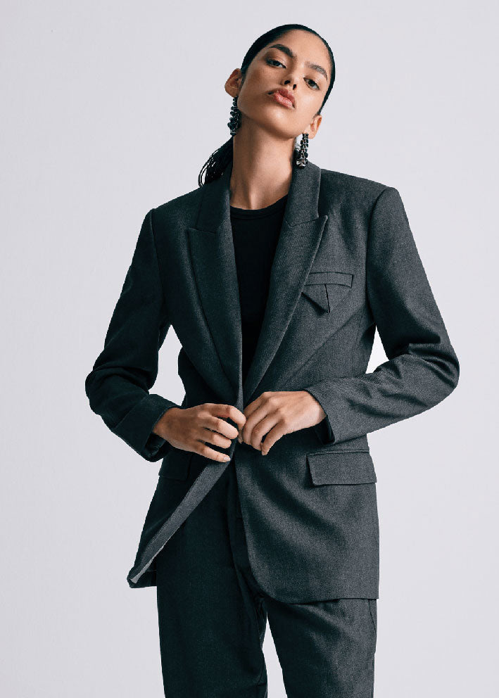 Copenhagen Muse Tailor Pants - Bukser - Grey Melange Rabat