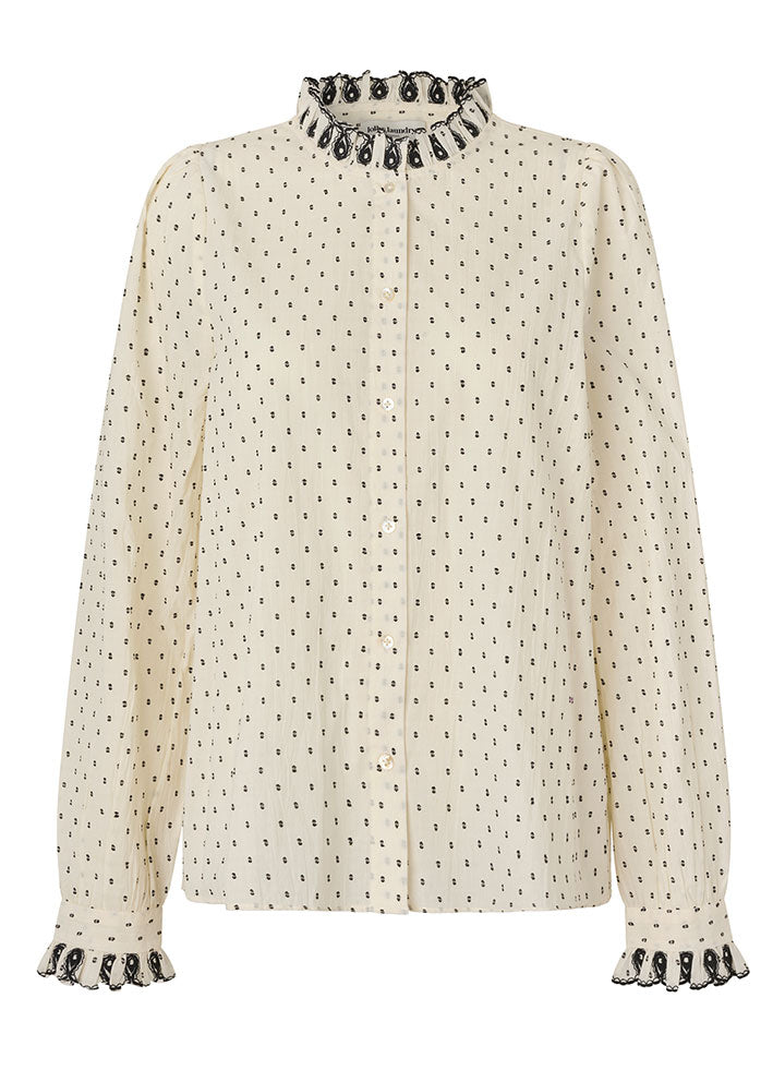 Lollys Laundry River Skjorte - Creme