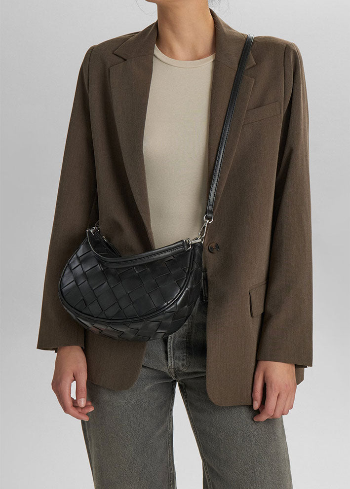 Markberg Helia Crossbody Taske - Antique Woven - Black