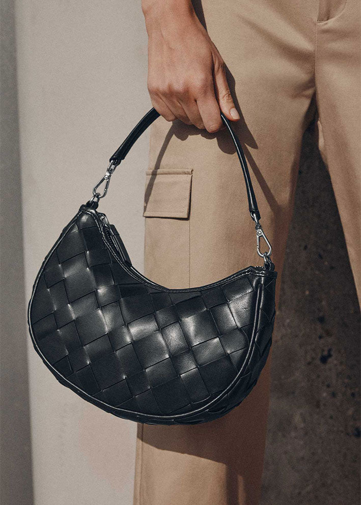 Markberg Helia Crossbody Taske - Antique Woven - Black