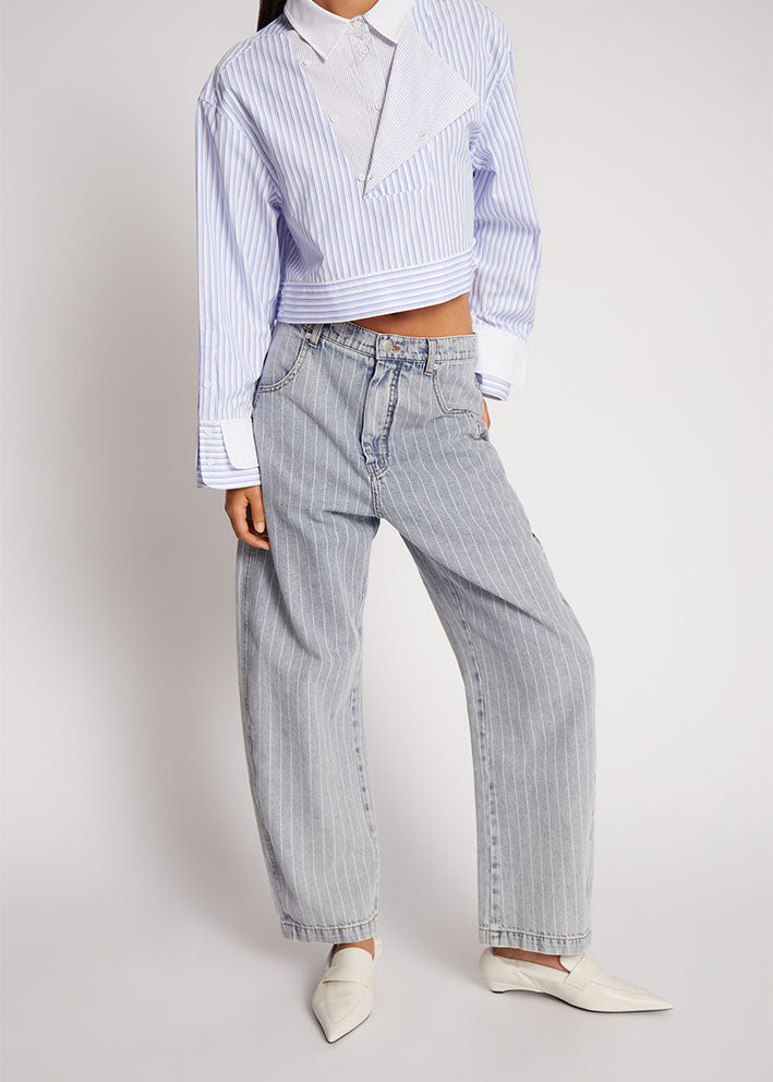 Munthe Shimo Bukser - Light Blue