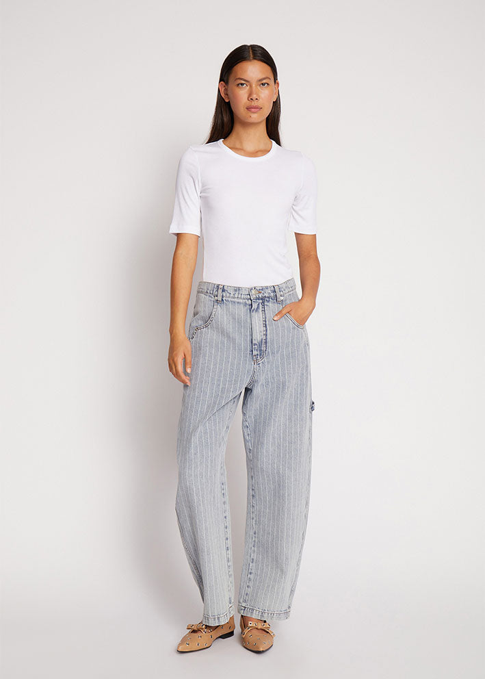 Munthe Shimo Bukser - Light Blue