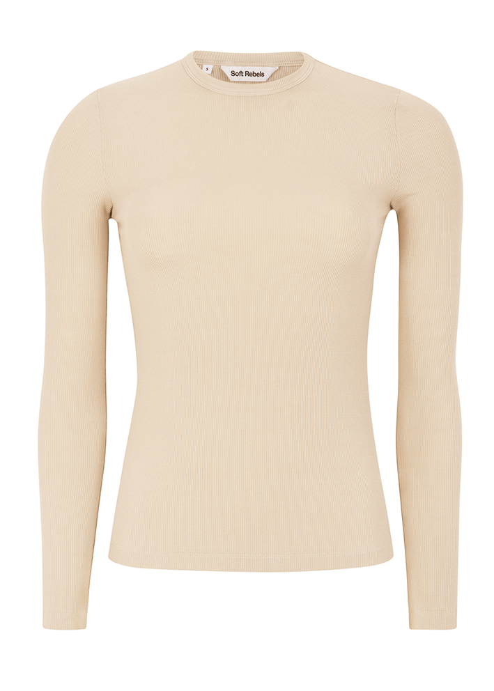 Soft Rebels Fenja O-neck Top SRAW22-300 Feather Gray