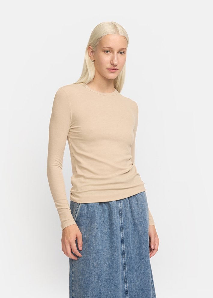 Soft Rebels Fenja O-neck Top SRAW22-300 Feather Gray