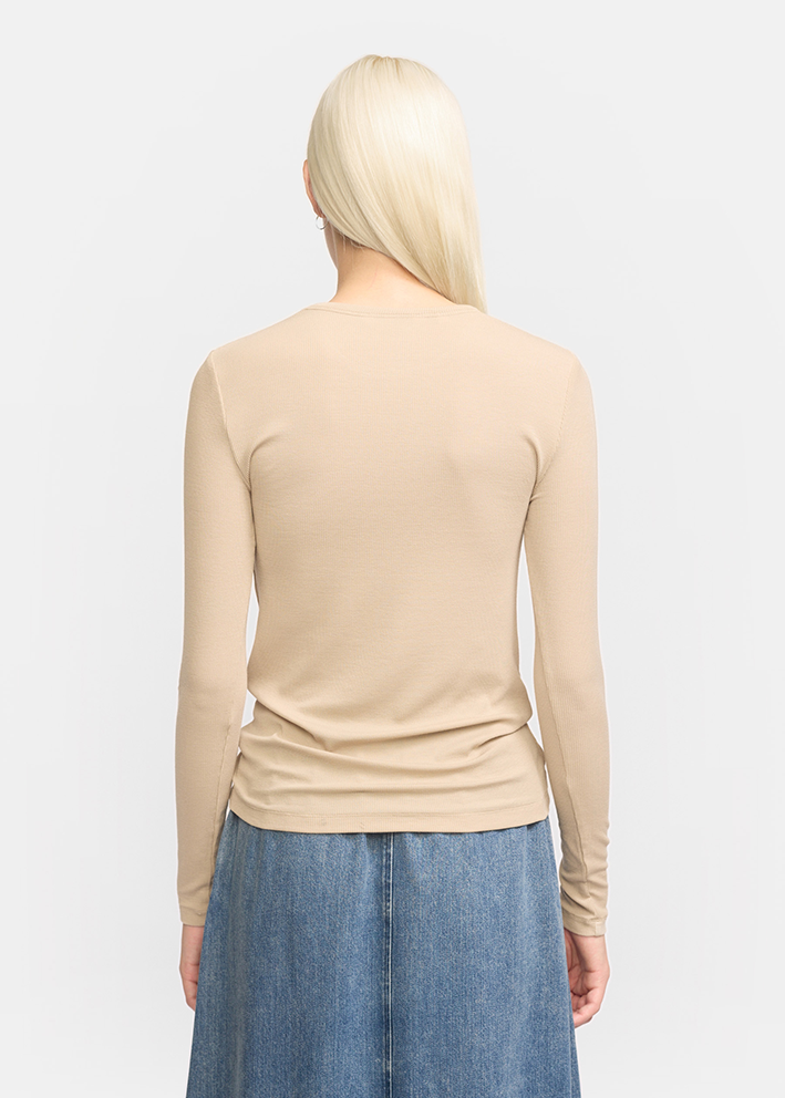 Soft Rebels Fenja O-neck Top SRAW22-300 Feather Gray