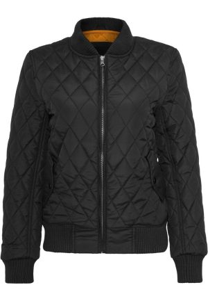 Urban Classics Ladies Diamond Quilt Nylon Jacket Online Hot Salg