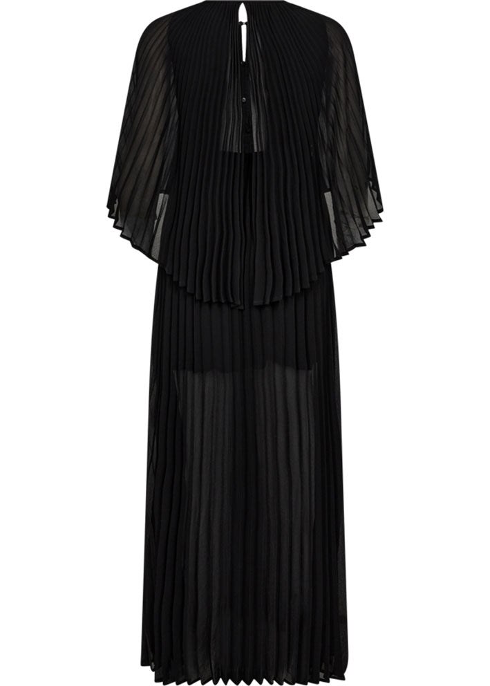 Copenhagen Muse Kira Plisseret Kjole - Black