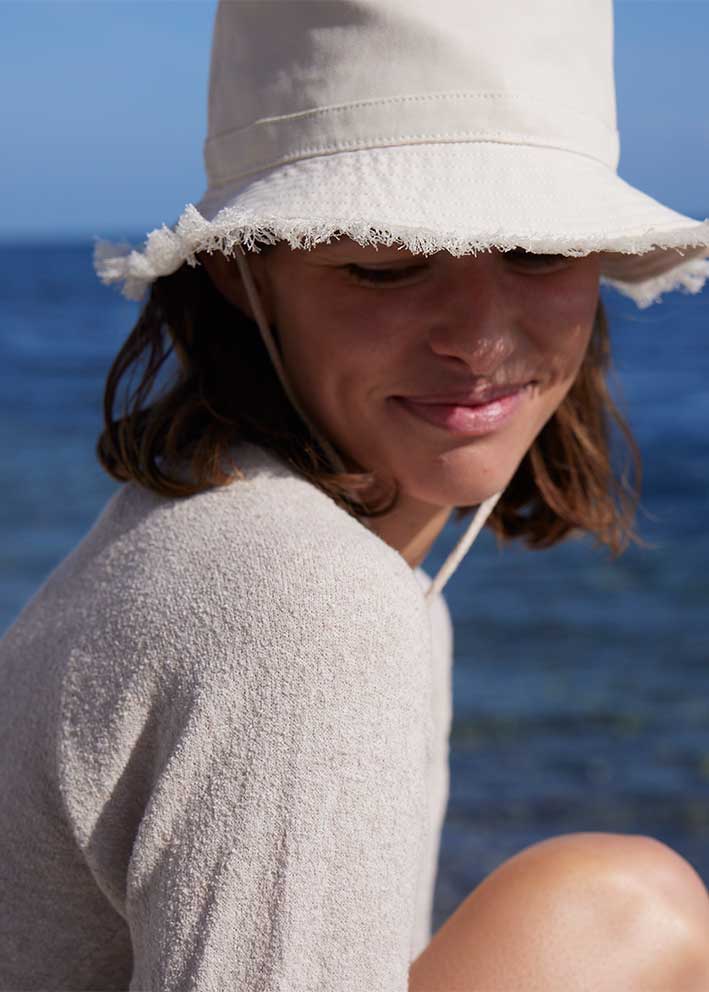 Esmé Studios Rim Knit Cardigan - Sand