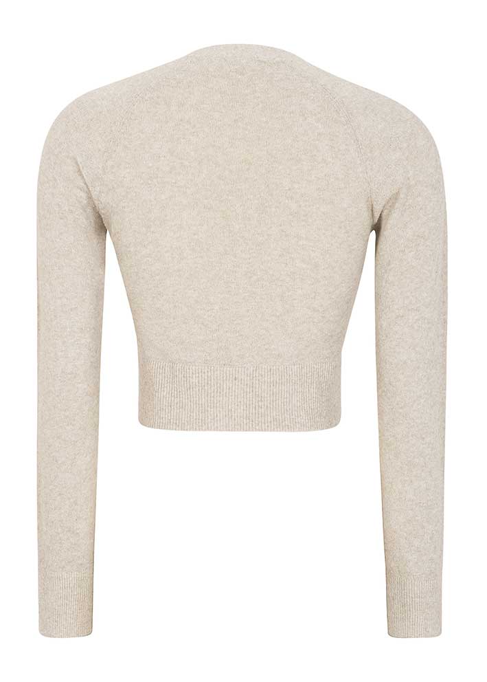 Esmé Studios Rim Knit Cardigan - Sand
