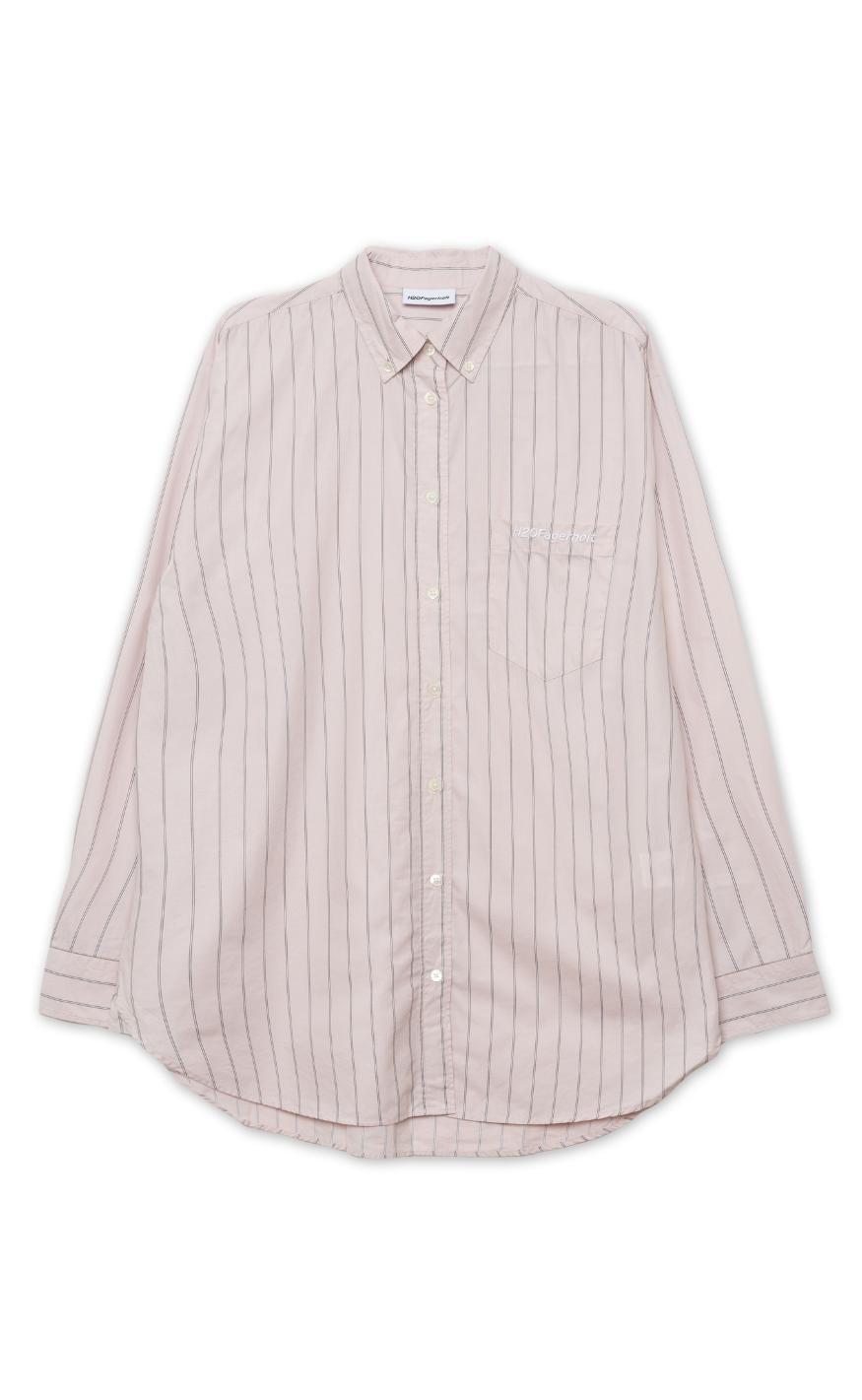 H2O Fagerholt Skjorte - Holiday - Dusty Rose Stripe Udsalg