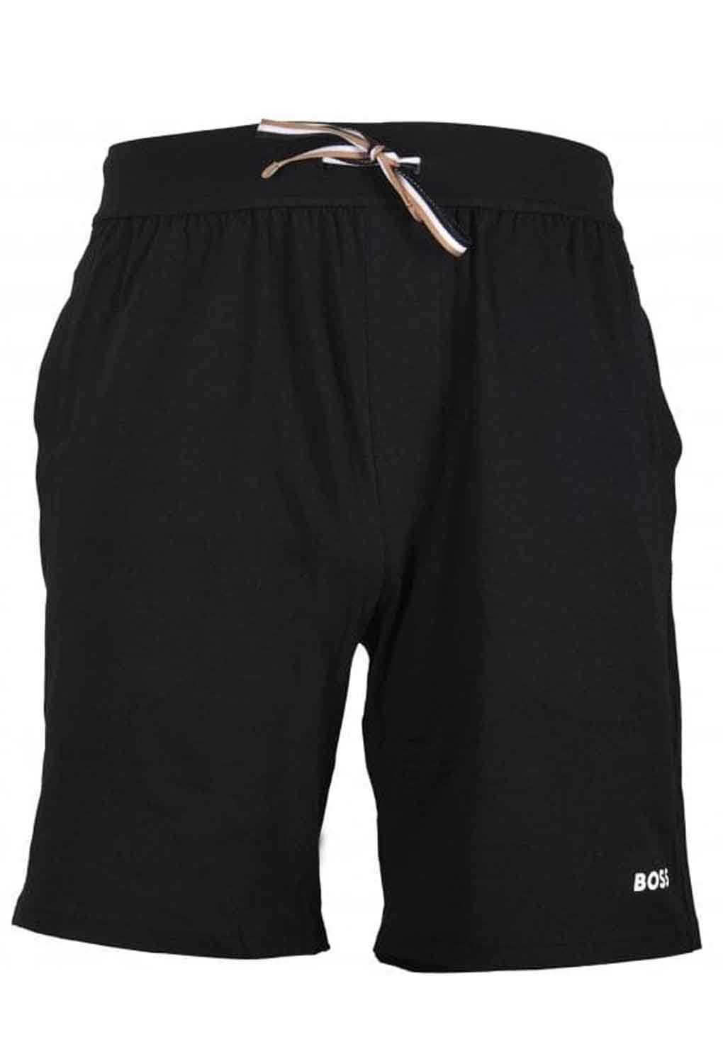 Hugo Boss Stretch Cotton Shorts with contrast logo