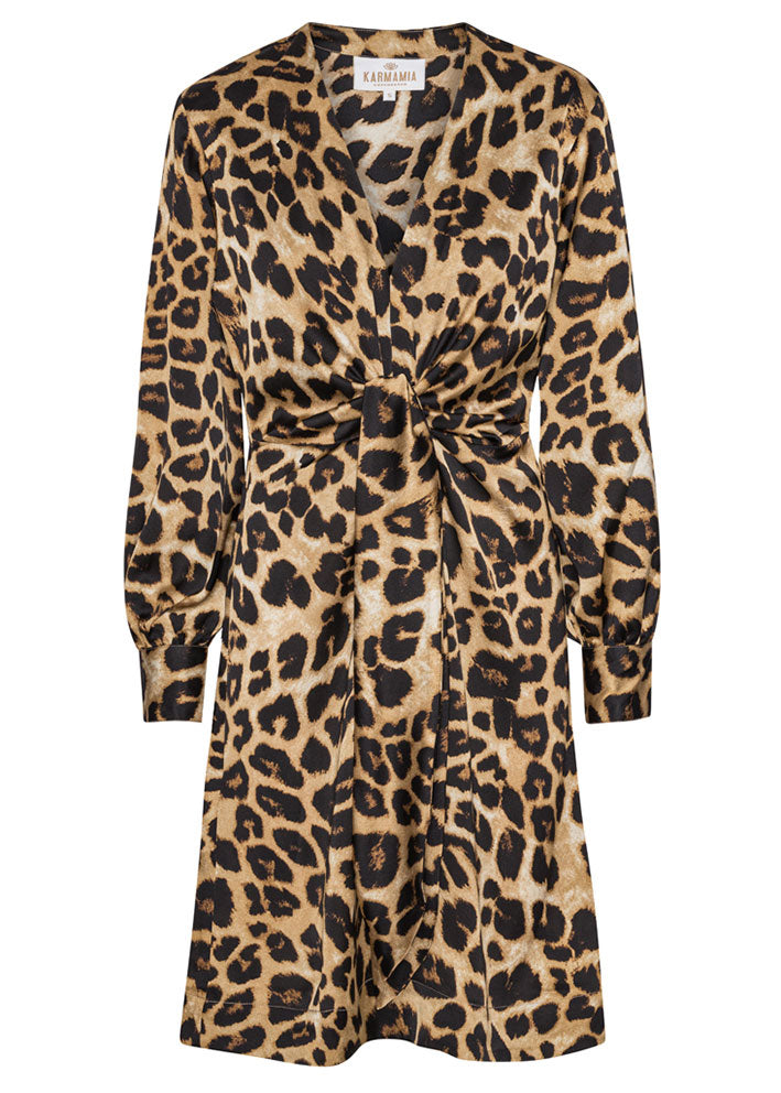 Karmamia Blair Kjole - Hammered Leopard